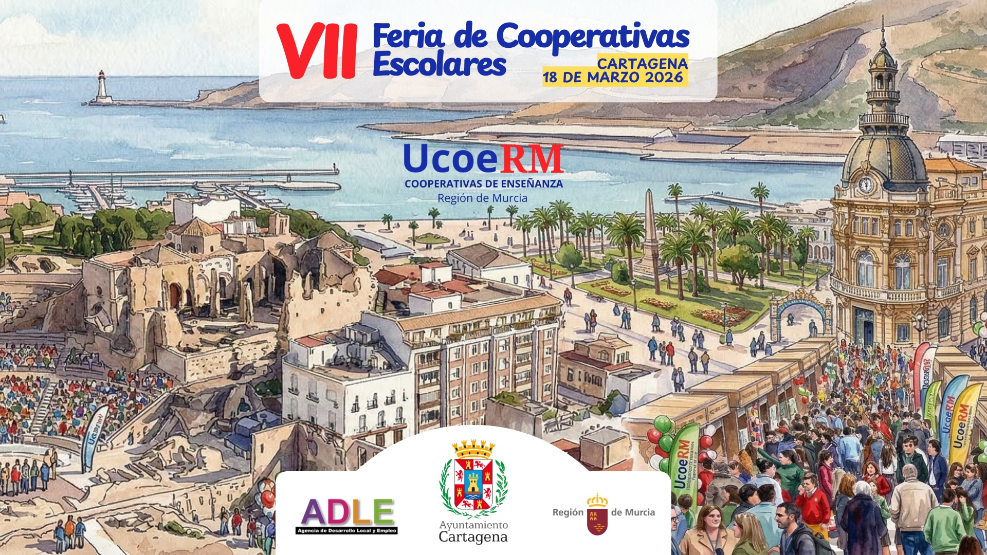 1.500 jóvenes convierten el corazón de Cartagena en el laboratorio mundial de las «Empresas con Alma»